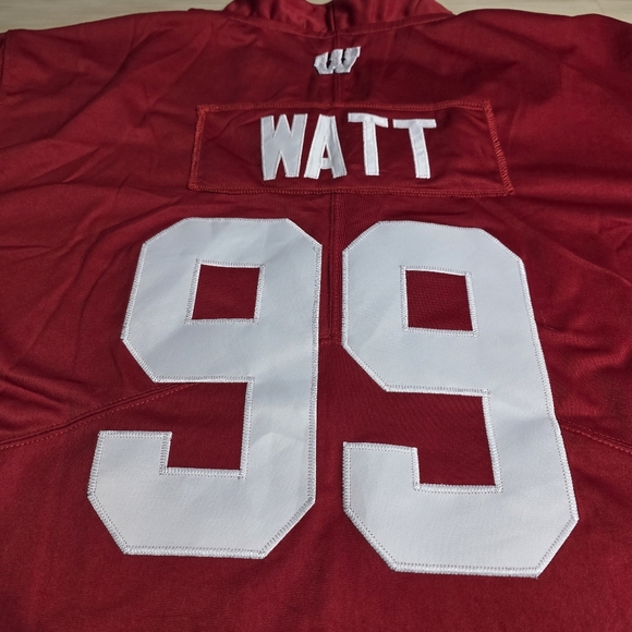 Adidas JJ Watt Wisconsin Badgers Football Jersey‎ Red Size XL - Picture 9 of 10